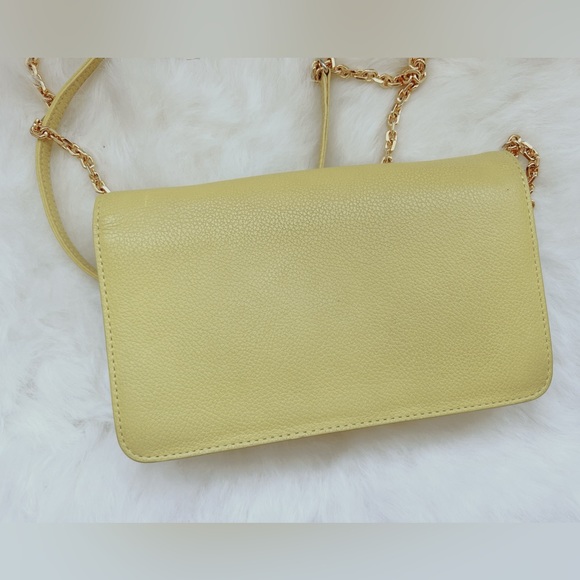 MCM yellow crossbody mini bag with cardholder slots WOC - Picture 4 of 5